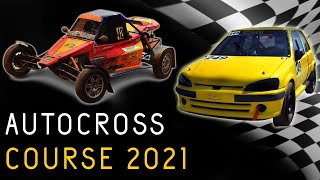 Courses AUTOCROSS BCT championnat 2021 Montauban de Bretagne [upl. by Arelus]