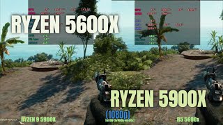 Ryzen 5600x vs Ryzen 5900x [upl. by Ardnad]