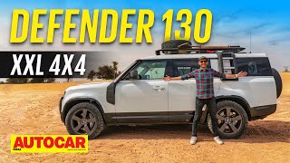 2023 Land Rover Defender 130 review  Worth the stretch  First Drive  Autocar India [upl. by Amalburga]