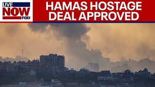 Israel Hamas agree to hostage release and ceasefire deal  LiveNOW from FOX [upl. by Elonore]