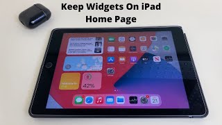 How to Add Widgets to iPad Home Screen in 2020  Keep widgets on Home Screen all the time [upl. by Atiner]