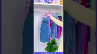 5 Layers Plastic Hanger The Ultimate Closet Upgrade [upl. by Darell922]