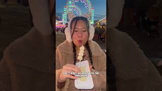 Everything I ate at Winter Wonderland in London 🇬🇧 [upl. by Enomsed594]