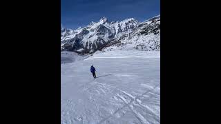 ⛷️ Skiing in Champoluc  Italy part 2 [upl. by Magill7]