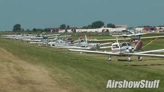 Minimum Interval Departures on Runway 27 Thursday  EAA AirVenture Oshkosh 2015 [upl. by Madoc964]