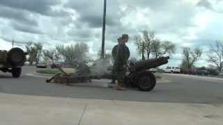 Shooting WWII 75mm pack howitzer [upl. by Sanson23]