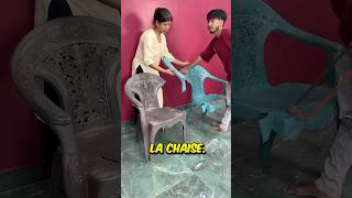 Ce couple crée un fauteuil en partant de deux chaises 🪑 [upl. by Aloel]