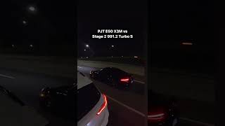 E50 X3M VS STAGE 2 Turbo S [upl. by Yusem]