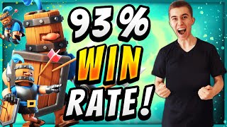 93 WIN RATE NEW BEST ROYAL RECRUITS DECK — Clash Royale [upl. by Bowyer209]