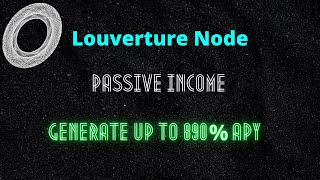 Louverture LVT Node  How To Buy Lvt And Create Node  Passive Income [upl. by Ennairac361]