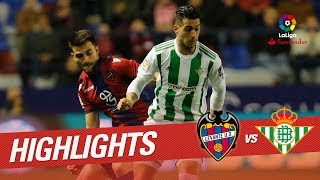 Resumen de Levante UD vs Real Betis 02 [upl. by Cinom]