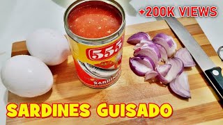 GINISANG SARDINAS amp SCRAMBLED EGG THE BEST WAY TO COOK MURANG ULAM [upl. by Notnyw]