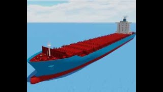 Roblox Shipping lanes Reviewing Panamax ship [upl. by Maia]