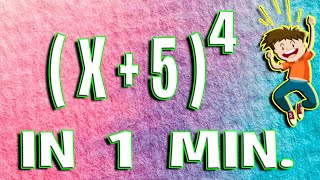 Binomial Expansion Shortcut Trick How Simplest Technique  Quick Fast Hack To Expand Binomials [upl. by Lennahs]