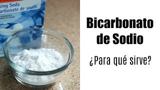 Bicarbonato de sodio ¿para qué sirve [upl. by Refinney]