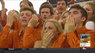 John Burt drops perfect pass from Shane Buechele [upl. by Hedelman]