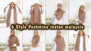 PASHMINA INSTAN MALAYSIA ceruty babydoll  hijab instan Malaysia  Pashmina turki [upl. by Etteraj]