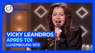 Vicky Leandros  Après Toi  Luxembourg 🇱🇺  Winner of Eurovision 1972 [upl. by Enilrad21]