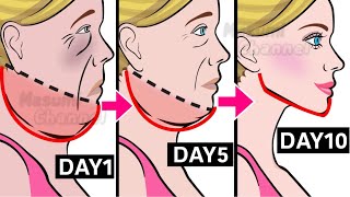 Get Rid Of DOUBLE CHIN amp FACE FAT🔥 10 MIN Routine to Slim Down Your Face Jawline [upl. by Busey385]