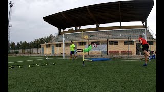 🧤 allenamento portieri cordinazione movimento ⚽🥅 [upl. by Nolana]