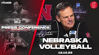 Nebraska Volleyball John Cook Merritt Beason Lexi Rodriguez amp Bergen Reilly ahead of Texas [upl. by Yeznil]