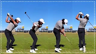 Tommy Fleetwood Simple DTL Swings Slow Motion [upl. by Eirrehc]