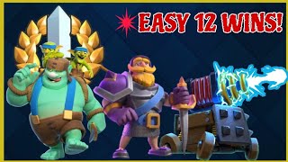 GET YOUR FRIST quotGRAND CHALLENGEquot BY USING THIS DECK  CLASH ROYALE [upl. by Thorpe]