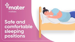 Safe and comfortable sleeping positions during pregnancy │Mater Mothers [upl. by Robet]