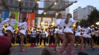 USC Band quotTuskquot Union Square San Francisco California 2014 [upl. by Okomot550]