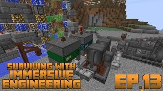 Surviving With Immersive Engineering  Ep13  Optimized Diesel Generator Setup [upl. by Idnam]