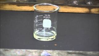 Potassium metal reacting with concentrated hydrochloric acid [upl. by Chlo]