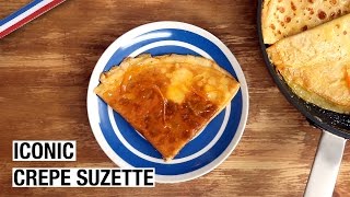 French Crêpe quotSuzettequot amp AlcoholFree Version  Pancake Day [upl. by Iliam]