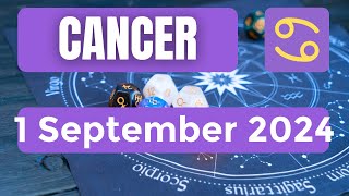 Cancer horoscope  Cancer Horoscope for Today 1 September 2024 [upl. by Bondon]