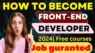 How To Become Frontend developer 2024  Roadmap of frontend courses ApnaCollegeOfficial [upl. by Navannod]