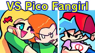 Friday Night Funkin VS Sun  Pico Fangirl FULL WEEK  Cutscenes amp All Endings  BF amp Pico FNF Mod [upl. by Dowdell]