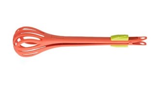 3 in 1 Multifunction egg beater nylon egg whisk with salad food tongs [upl. by Landrum588]