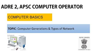 COMPUTER BASICS FOR APSC COMPUTER OPERATOR  ADRE 2 [upl. by Carrick]