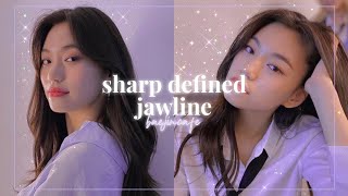 make your jawline way more sharp amp defined ✧ [upl. by Lenno]