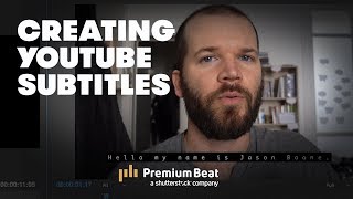 Exporting YouTubeReady Subtitles  PremiumBeatcom [upl. by Norha]