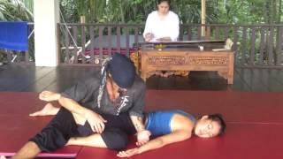 ZenThai Tutorial  Massage Flow 2013 with Gwyn Williams at Shanti Agung Bali [upl. by Nadean729]