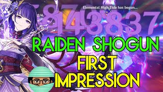 Level 90 C0 Raiden Shogun Baal First Impression 666  Electro Archon  Genshin Impact [upl. by Other51]