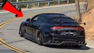 FAST KIA STINGER  POV DRIVE CANYON RUN LOUD EXHAUST [upl. by Pitts]