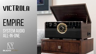 Victrola Empire  kompletny system audio vintage z gramofonem CD i radiem  Audio Klan [upl. by Oirazan251]