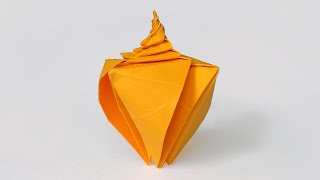 Comment faire un COQUILLAGE en ORIGAMI [upl. by Schwab]