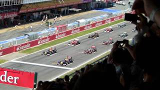 Formula 1 Spanish GP 2011 Start [upl. by Eener]