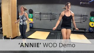 quotANNIEquot CrossFit WOD Demo  533 Rx [upl. by Laurinda]