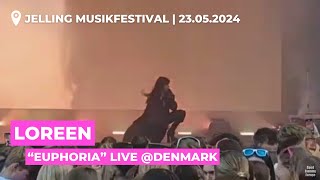 Loreen  quotEuphoriaquot LIVE Jelling Musikfestival Denmark  23052024 [upl. by Elyak]