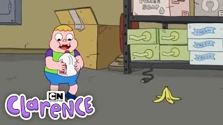 Banana Peel  Clarence  Cartoon Network [upl. by Yemerej]