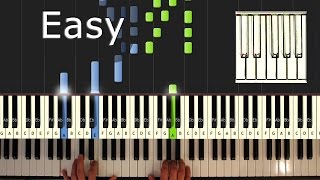 Counting Crows  Colorblind  Piano Tutorial Easy  How To Play synthesia [upl. by Dupin]