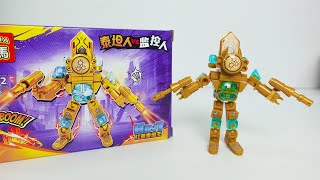 Lắp Lego Golden Titan Clock Man Lego Skibidi Toilet người đồng hồ cực đẹp Cực ngầu [upl. by Akimyt]